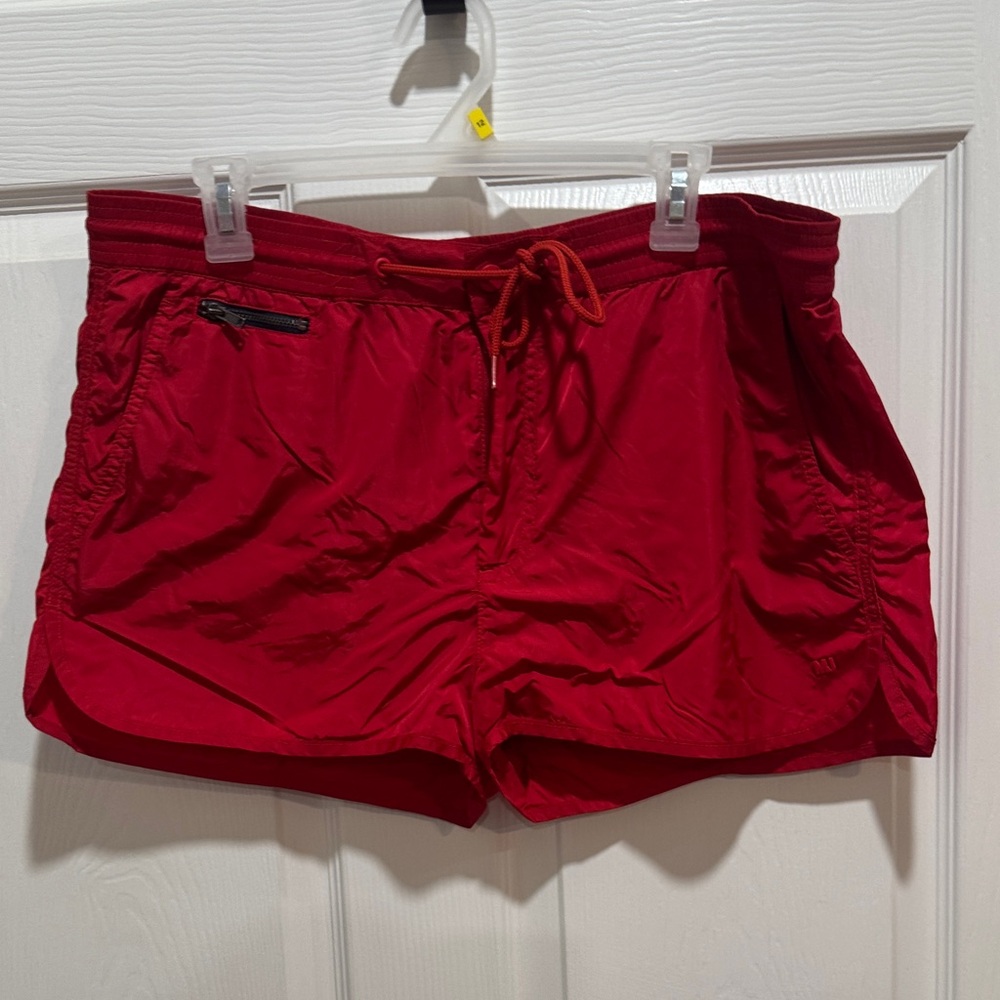 Marc By Marc Jacobs Bright Red Athletic Shorts